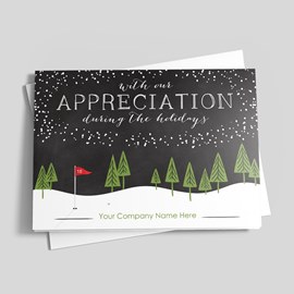 Golf Appreciation Holiday Card