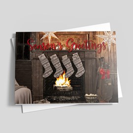 Stockings & Clubs Holiday Card
