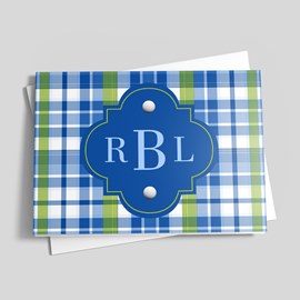 Pitch & Plaid Card