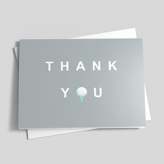 Clear Skies Thank You Card