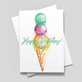 Par Three Birthday Card