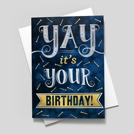 Tee Party Birthday Card