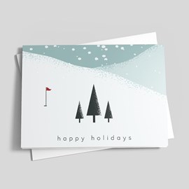 Secluded Shot Holiday Card
