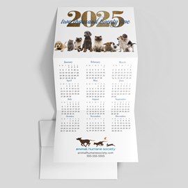 Pet Parade Calendar Card