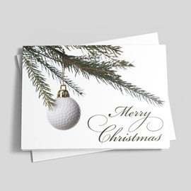 Lucky Ornament Christmas Card