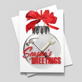 Santa's Workshop Holiday Card