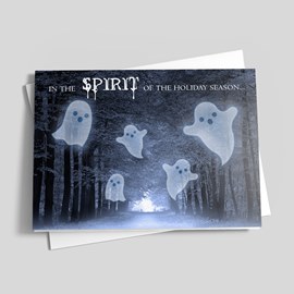 Holiday Spirits Halloween Card