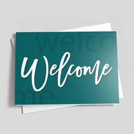 Welcome Card Verses