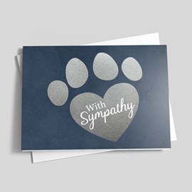 Sympathy Paw Blue