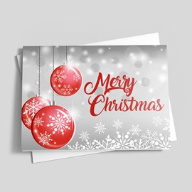 Magic Ornaments Christmas Card