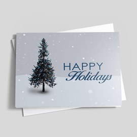 Winter's Serenity Holiday Card