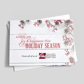 Holiday Berries Card