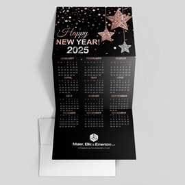 New Year Stars Calendar