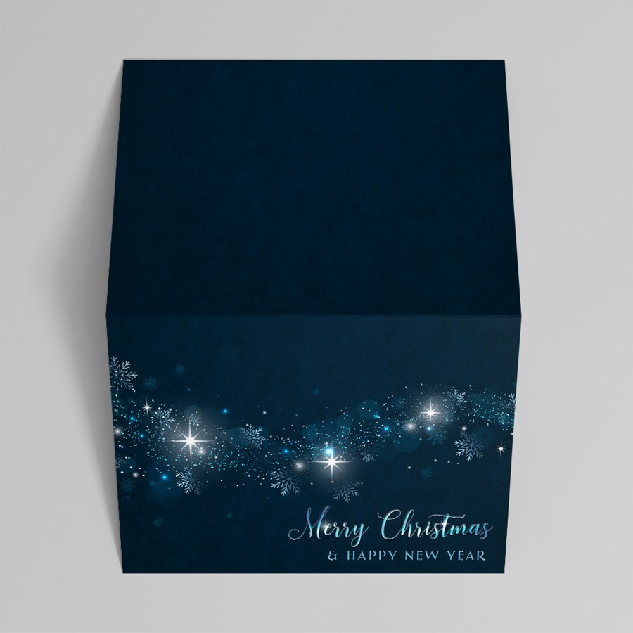 Snow Sparkle Gift Christmas Card, 307658