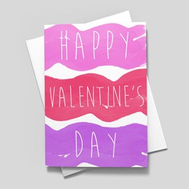 Waves of Valentine Card