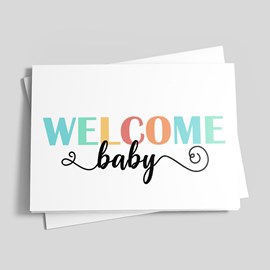 Colorful Baby Welcome