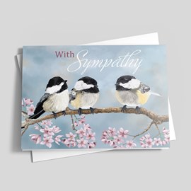 Peaceful Birds Sympathy Card