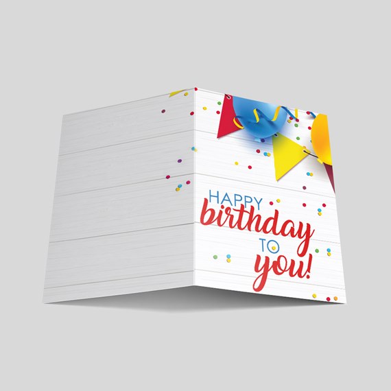 Party Supplies Birthday Card