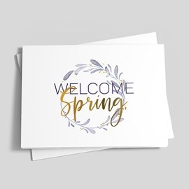 Welcome Spring Wreath
