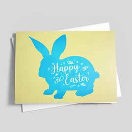 Blue Easter Bunny
