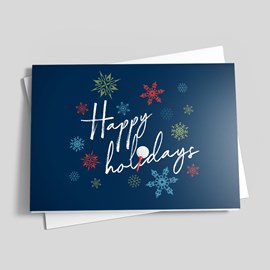 Tee Off the Holiday Card