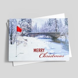 Winter Putt Christmas Card