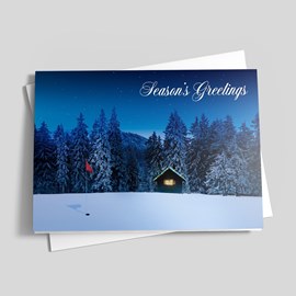 Mountain Strokes Holiday Card