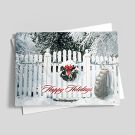 Golfer's Gate Holiday Card