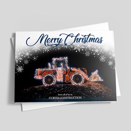 Excavation Christmas Card