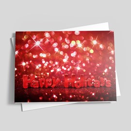 Red Lights Holiday Card