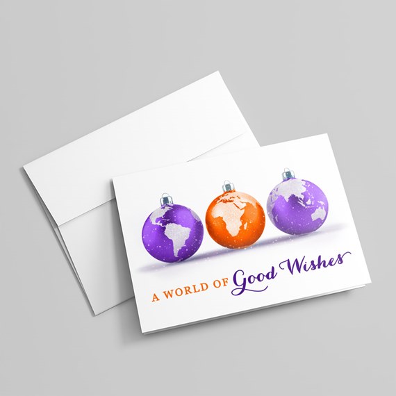 decorative ornaments with world map design, text placeholder