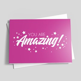Amazing Motivational Card