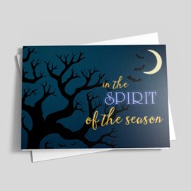 Batty Halloween Card