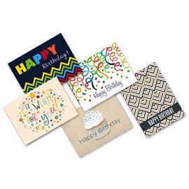 Elegant Collection Assorted Birthday Cards 25 Pack
