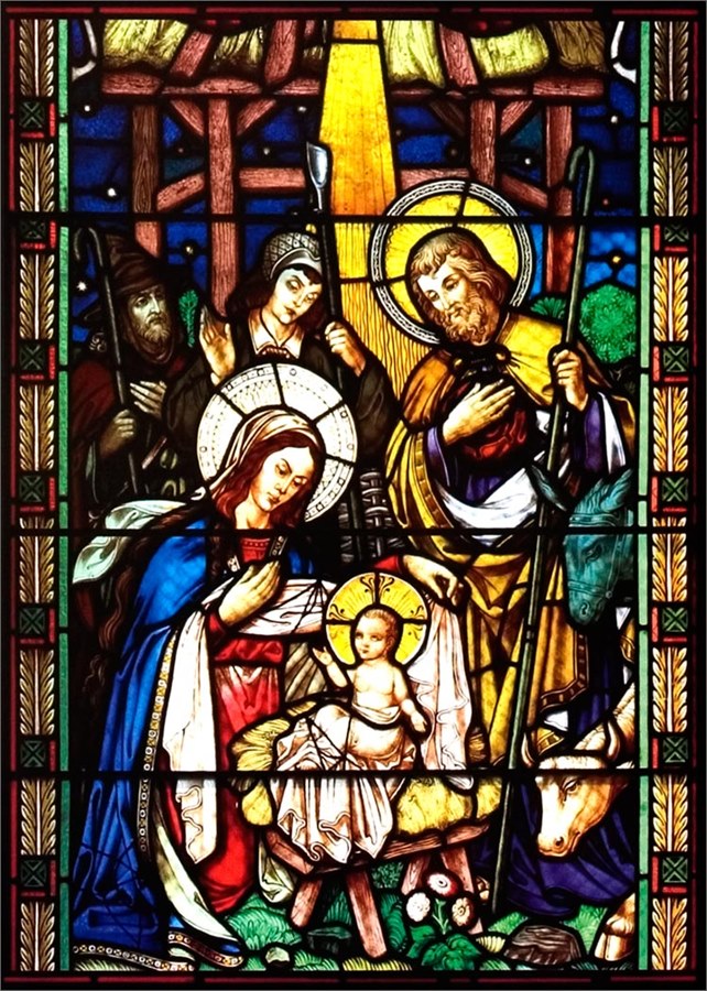 Stained Glass Christmas Story by CardsDirect