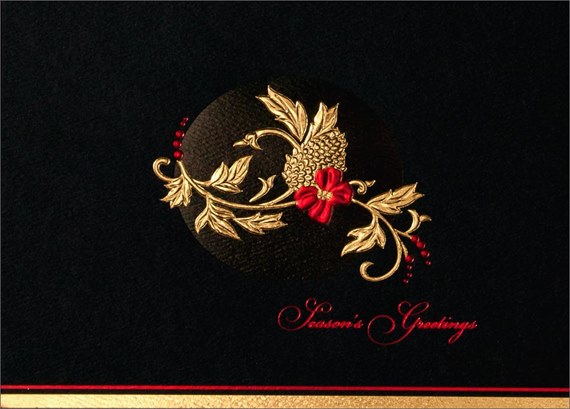 Floral Holiday Greeting