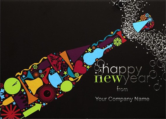 New Year Elements
