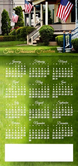 Patriotic Home Calendar