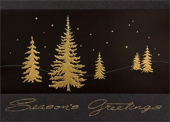 Gold Starry Night
