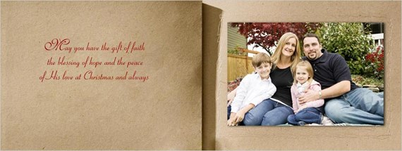 Brown Kraft Photo Holder