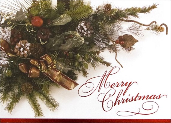 Exquisite Red Merry Christmas