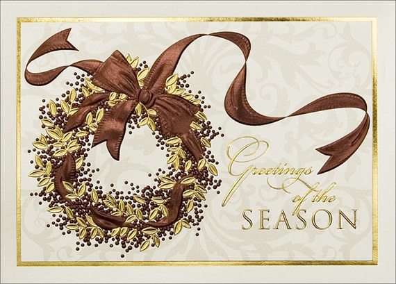 Greetings of the Season Embossed