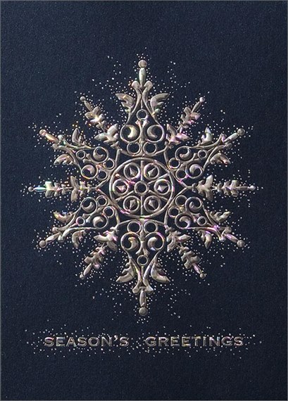 Sparkling Snowflake Greetings