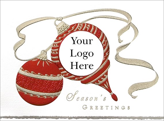 Red and Silver Foil Ornaments