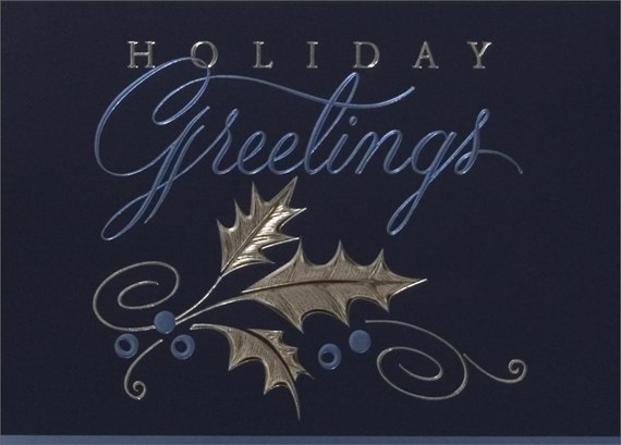 Navy Blue Business Holiday