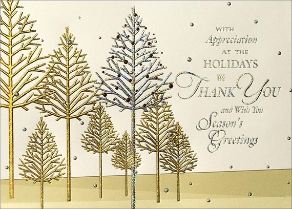 Silver & Gold Tree Line