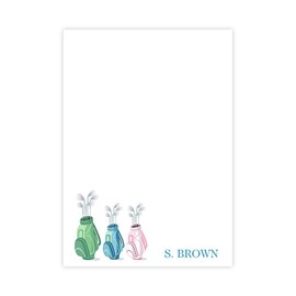 Family Golf Bags Notepad