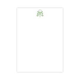 Cross Clubs Green Notepad