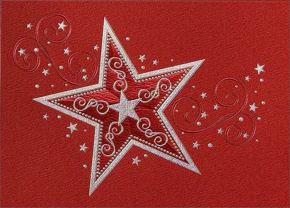 Stylish Red Star Holiday