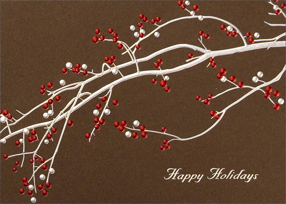 Berries & Branches Holiday Card